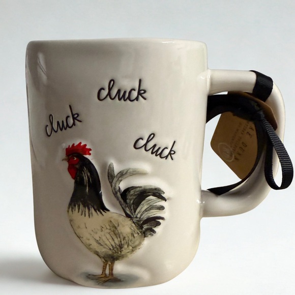 Rae Dunn Other - Rae Dunn Cream Mug with Rooster Design